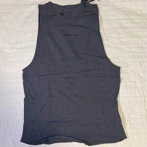 Alphalete Men's PERFORMANCE FIT Charcoal Cutoff Tank - Large